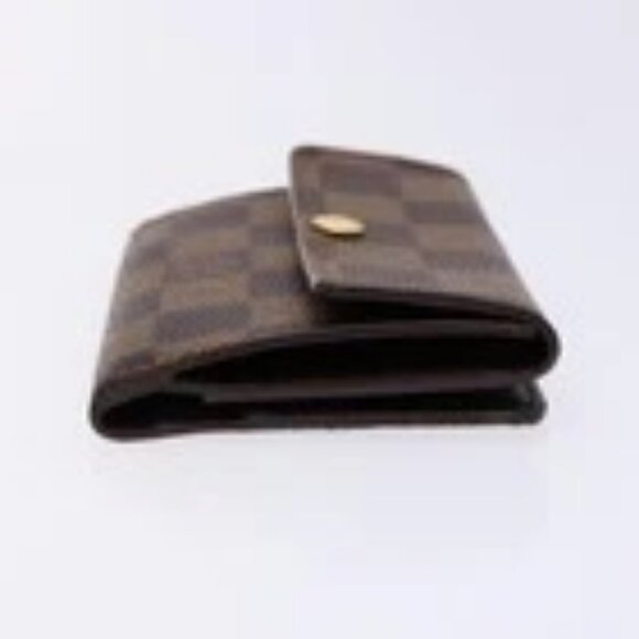 LOUIS VUITTON Damier Ebene Ludlow Coin Purse N62925 LV Auth 134884 - Picture 8 of 16